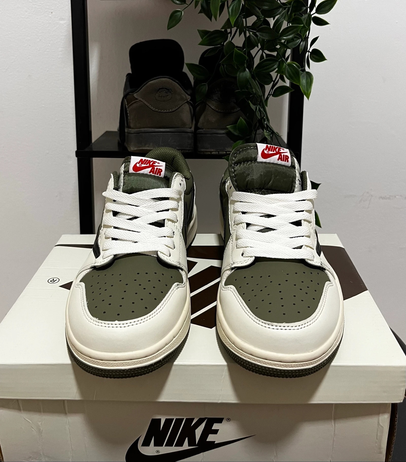 Jordan 1 Retro Low OG SP Travis Scott Medium Olive Size43 – photo 7
